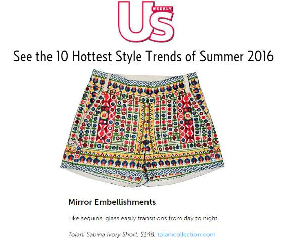 Featured in Us Weekly: Summer's Hottest Trends!!