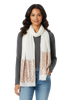 Beige Sequins Scarf