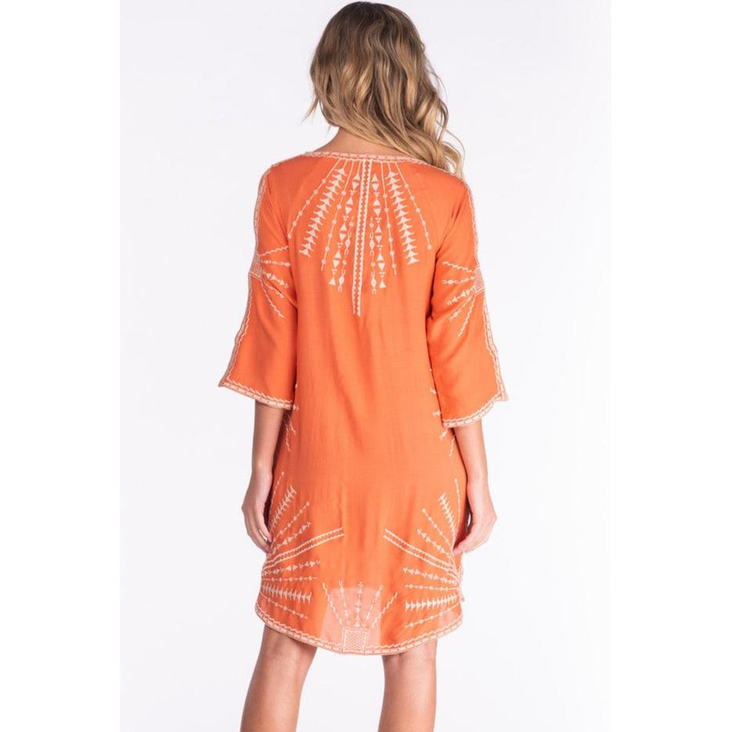 Kezia Peach Dress tolani