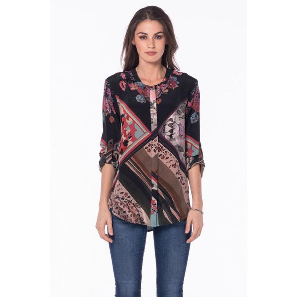 Silk Adele Ebony Top tolani