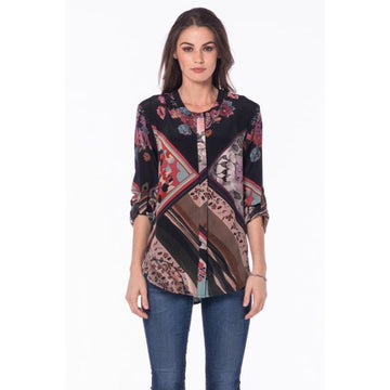 Silk Adele Ebony Top tolani