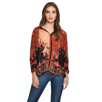 Laverne Crimson Top tolani