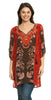 Sanaya Crimson Tunic tolani