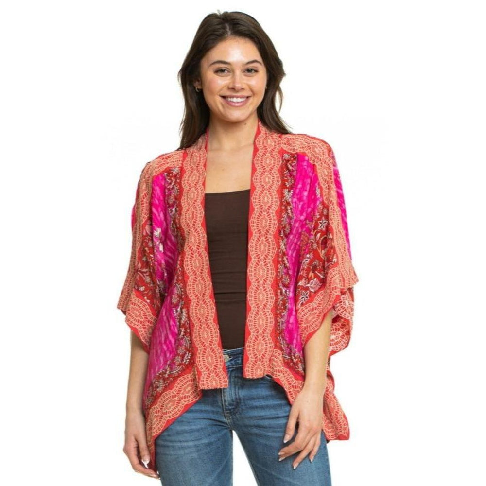 Raelyn Fuschia Kimono tolani