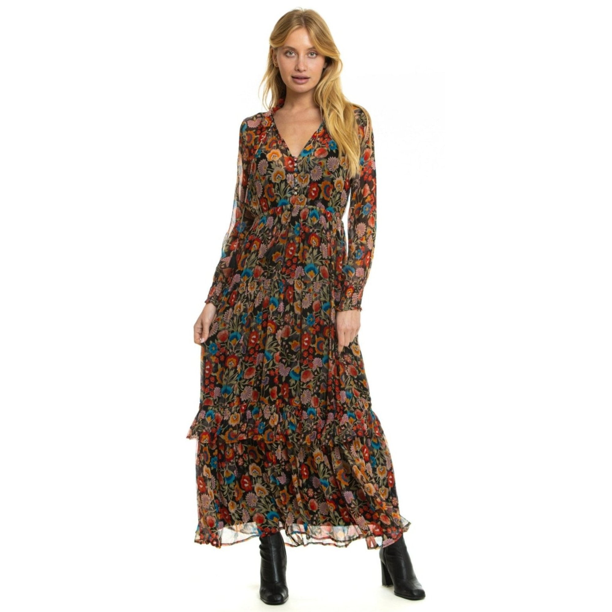 tolani silk tunic dress NWT famous celebrity Tolani Karina Ikat SILK tunic mini dress L