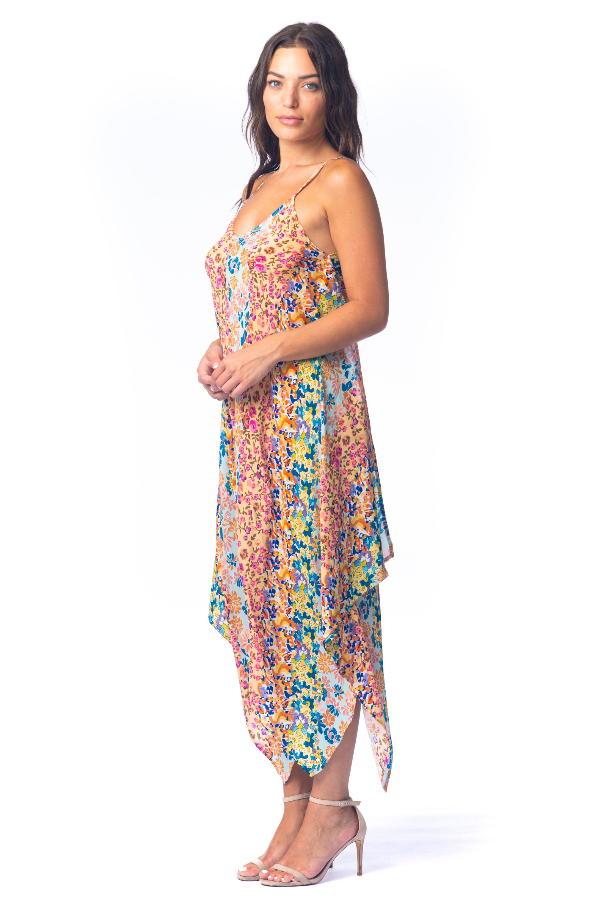 tolani silk dress Fannie Ikat Dress S