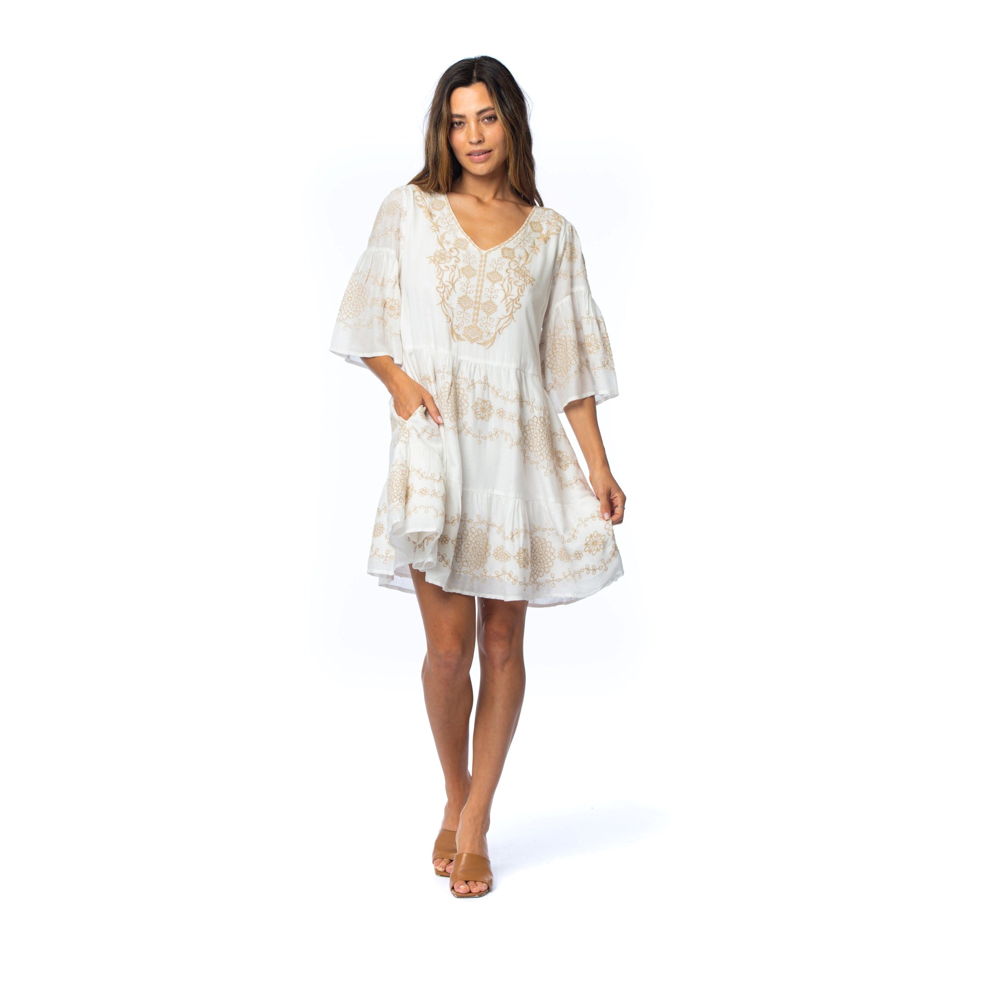 Eve Cream Dress Tolani Eve Cream Dress Tolani