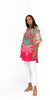 Silk Narissa Magenta Tunic Dress