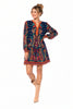 Edelyn Embroidered Indigo Dress
