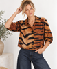 Elvira Cheetah Stripe Shirt