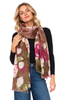 Floral Brown Scarf