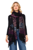 Fringe Purple Scarf
