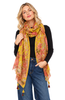 Floral Yellow Scarf