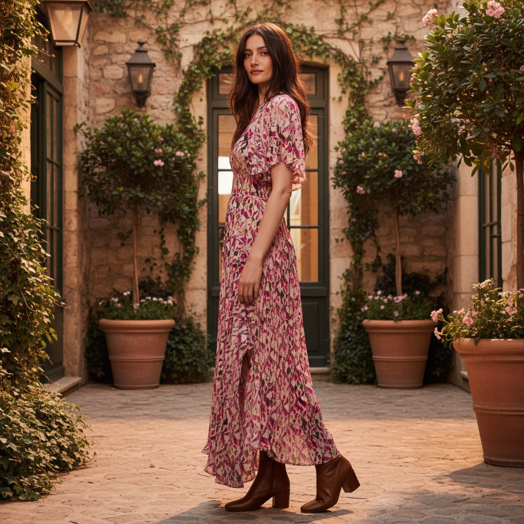 Daphne Zig zag Dress