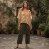 Silk Briyanna Apricot Top