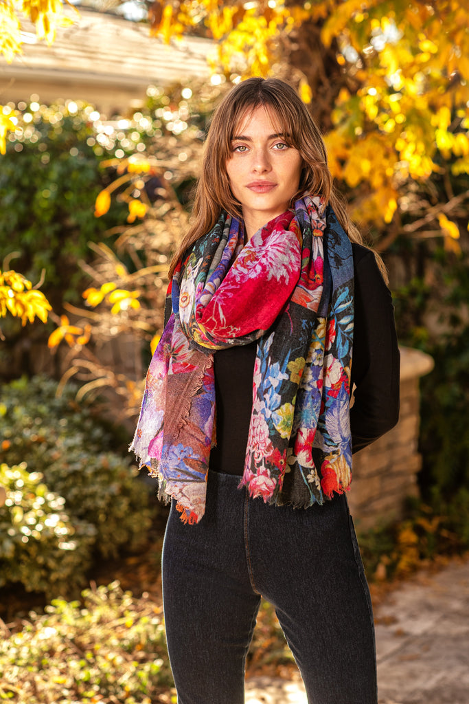 Patch Indigo Scarf tolani