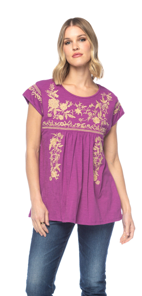 Anice Embroidered Top