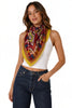 Geo Orange Scarf
