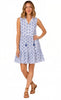 Hailey Navy Eyelet Dress