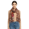 Jacquard Crimson Scarf