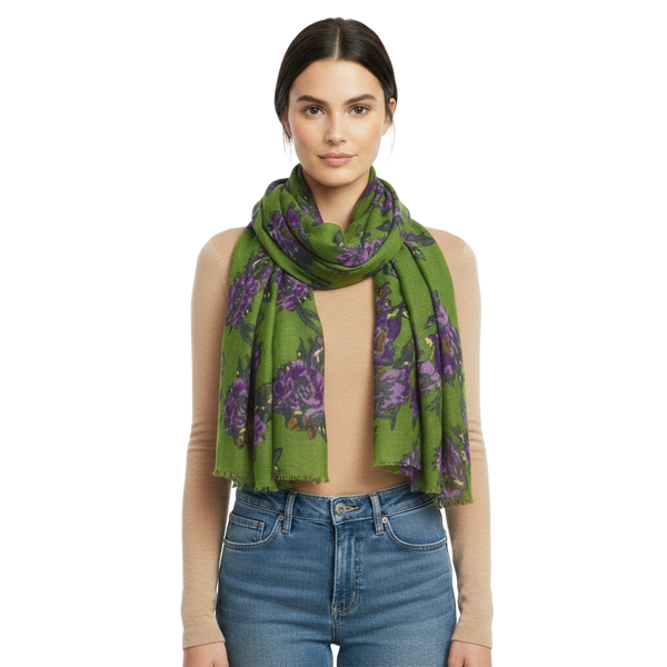 Olive Blossom Scarf – Tolani