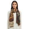 Patch Brown Scarf