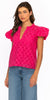 Aida Magenta Top