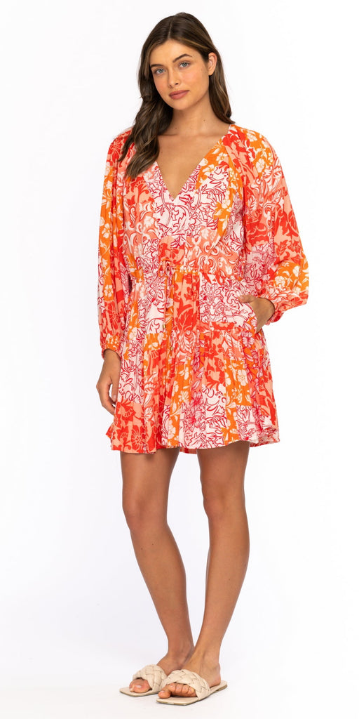 Vica Tangerine Dress