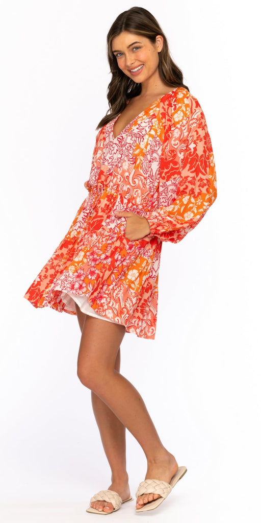 Vica Tangerine Dress