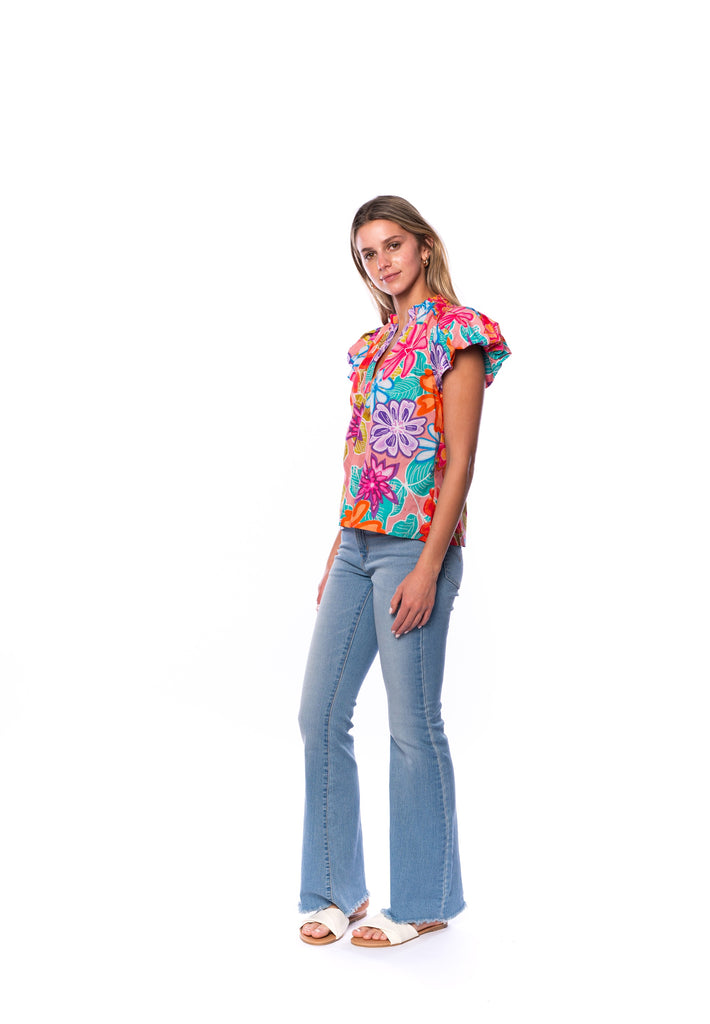 Aida Blush Top tolani