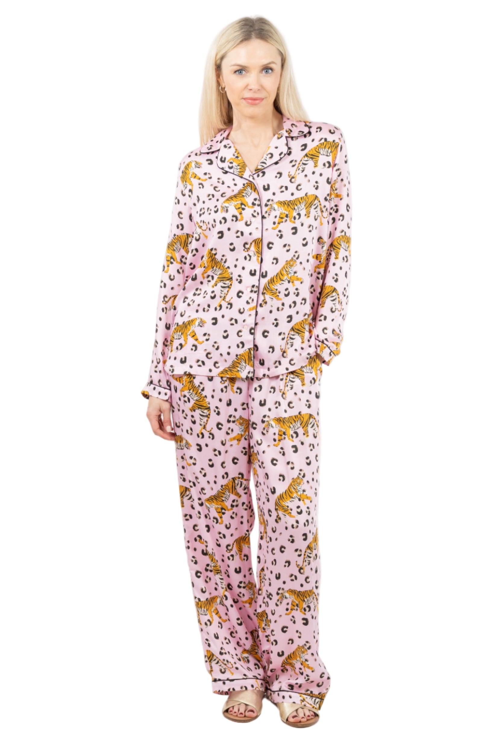 tiger lily pyjamas Traji Tiger Pajama – Tolani