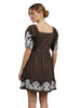 Madeline Espresso Dress