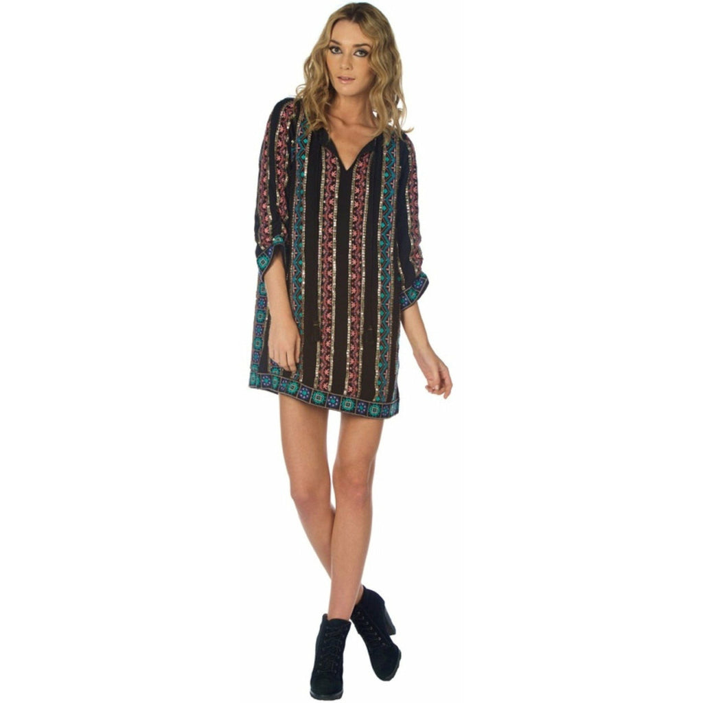 tolani silk tunic dress Tolani Marina Silk Tunic Dress Pink Size Medium