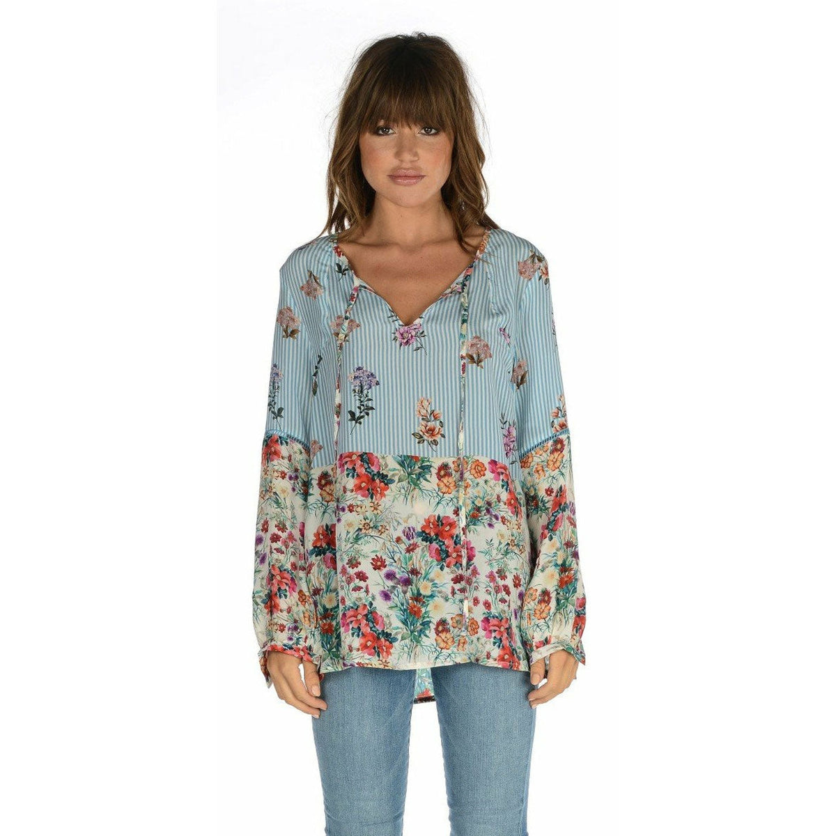 Silk Elise Sky Top – Tolani