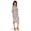 Silk Kaylie Abstract Dress