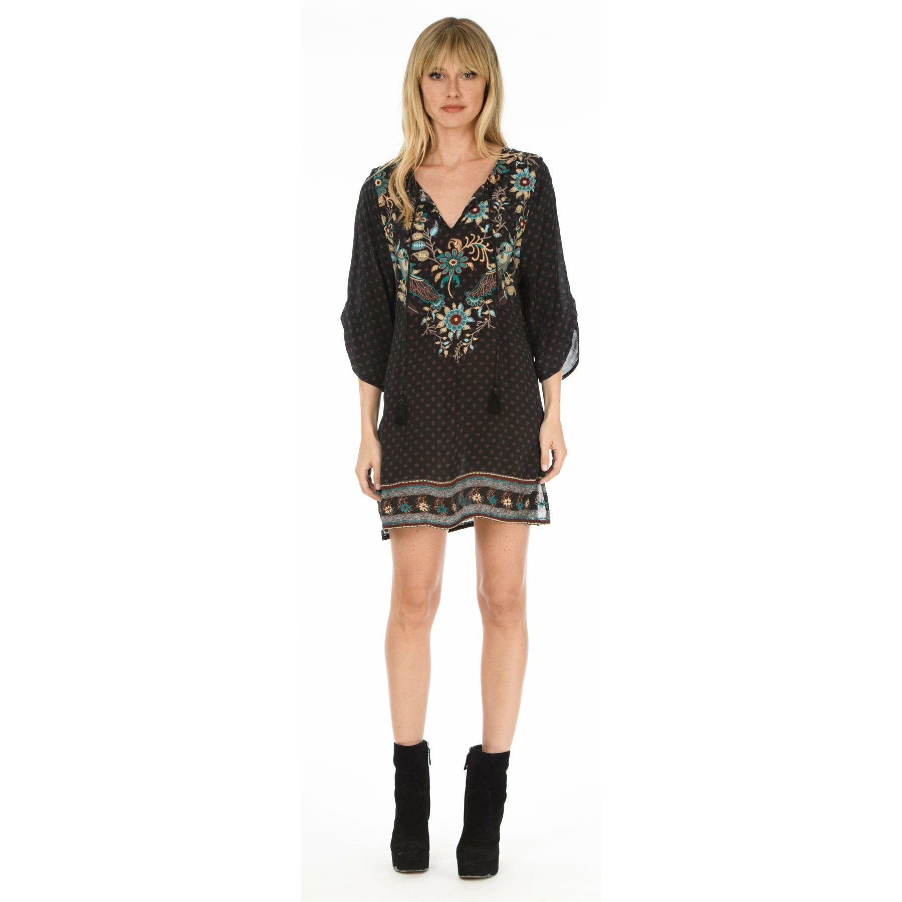 Nicoli Peacock Tunic Dress Tolani Nicoli Peacock Tunic Dress Tolani