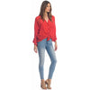 Kennedy Cherry Button-Down Top tolani