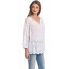 Brenna White Top tolani