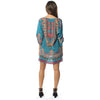 Silk Stacey Turquoise Tunic Dress