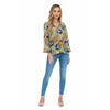 Farrah Yellow Silk Top tolani