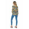 Farrah Yellow Silk Top tolani