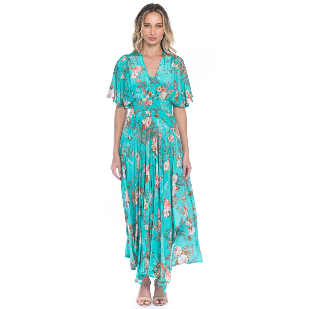 Daphne Aqua Dress tolani