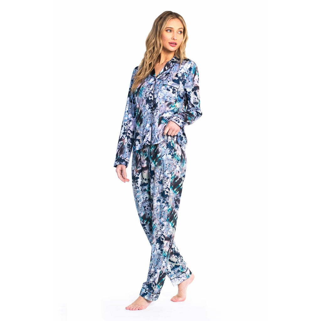 Grey Abstract Pajama Set – Tolani