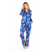 Cobalt Floral Pajama Set