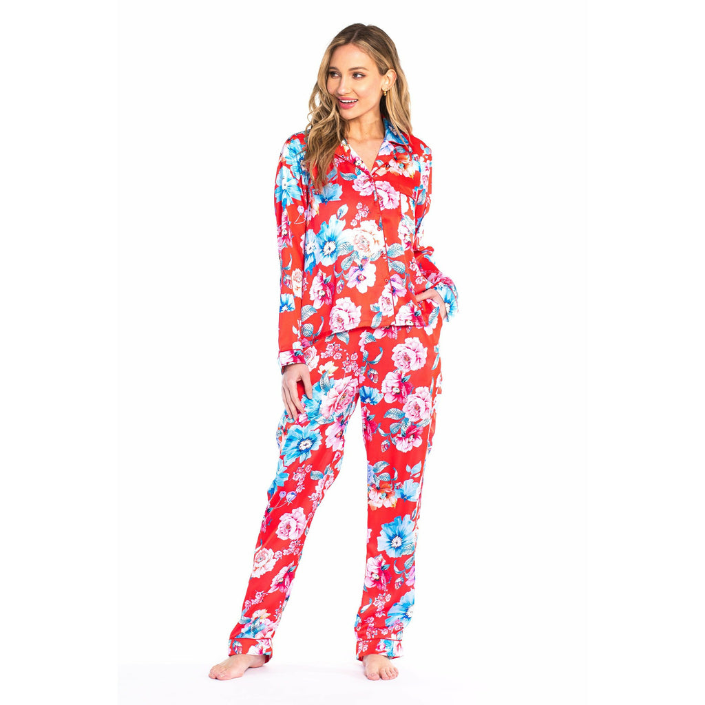 Scarlet Floral Pajama Set
