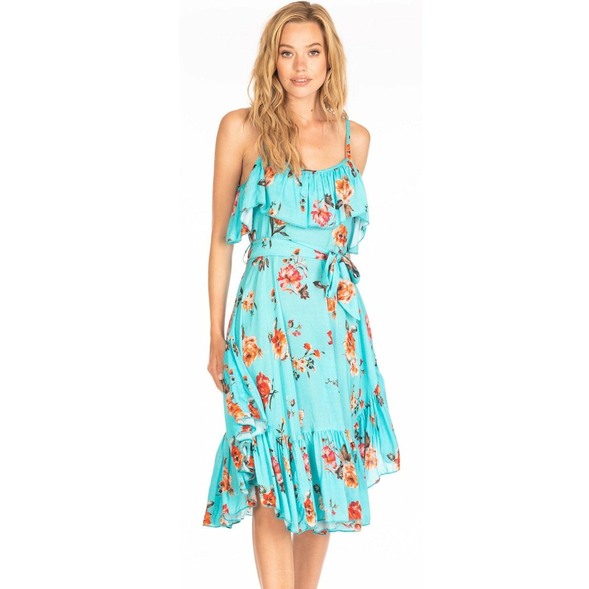 Deja Aqua Dress L Deja Aqua Dress L